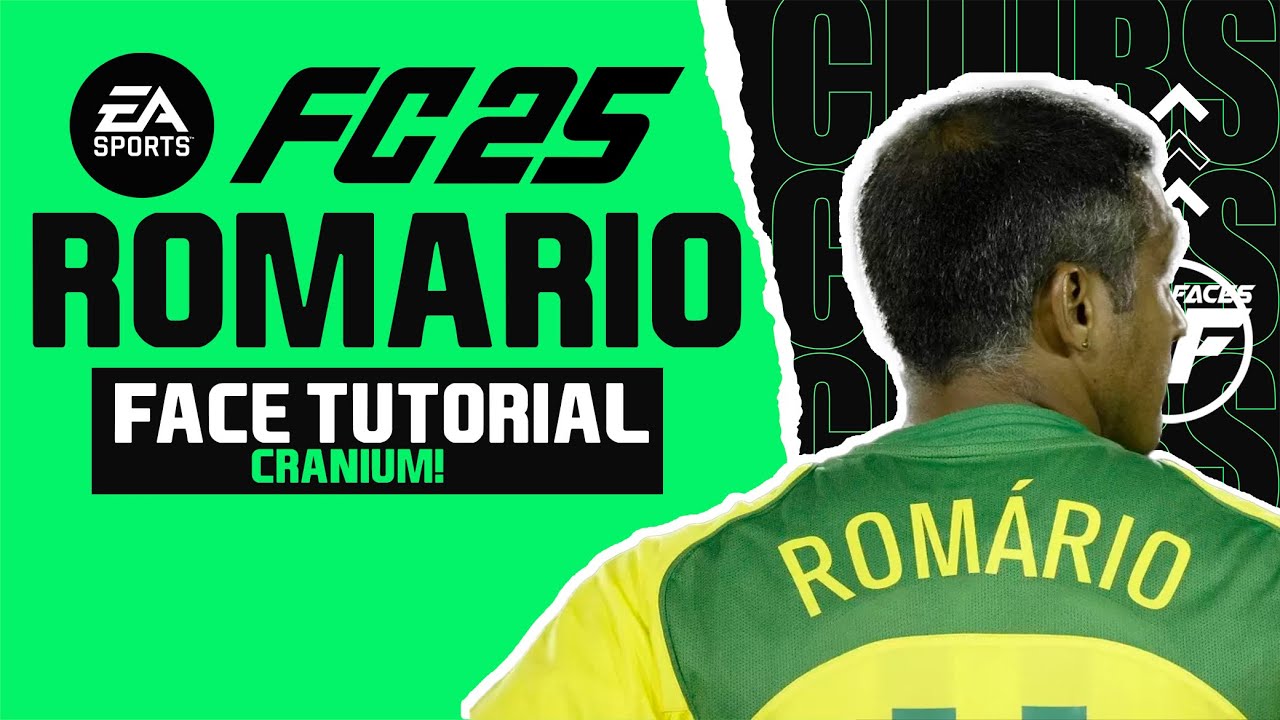 EA FC 25 ROMARIO FACE CRANIUM &mdash; Создание лица Pro Clubs &mdash; Режим карьеры &mdash; Двойник