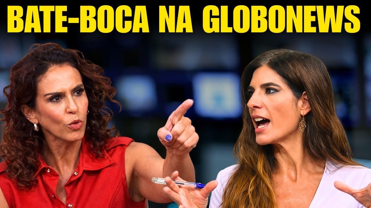 HAHAHA: Comentário de Malu Gaspar irrita Sadi e clima pesa ao vivo na GloboNews