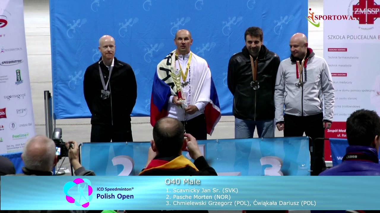 ICO Crossminton Polish Open 2016 - O40 Male