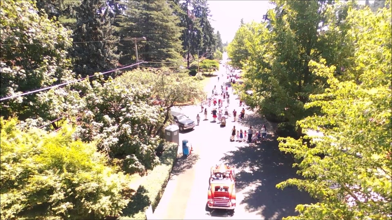Drone footage of the Maywood Park 2017 4th of July Parade