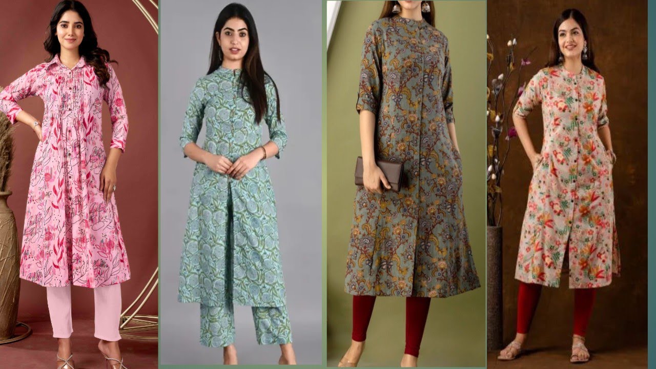 A line kurti design 😍 | A line kurti ki designs 🤩 | Ladies kurti design ideas