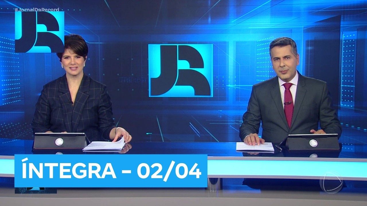 Assista &agrave; &iacute;ntegra do Jornal da Record | 02/04/2026