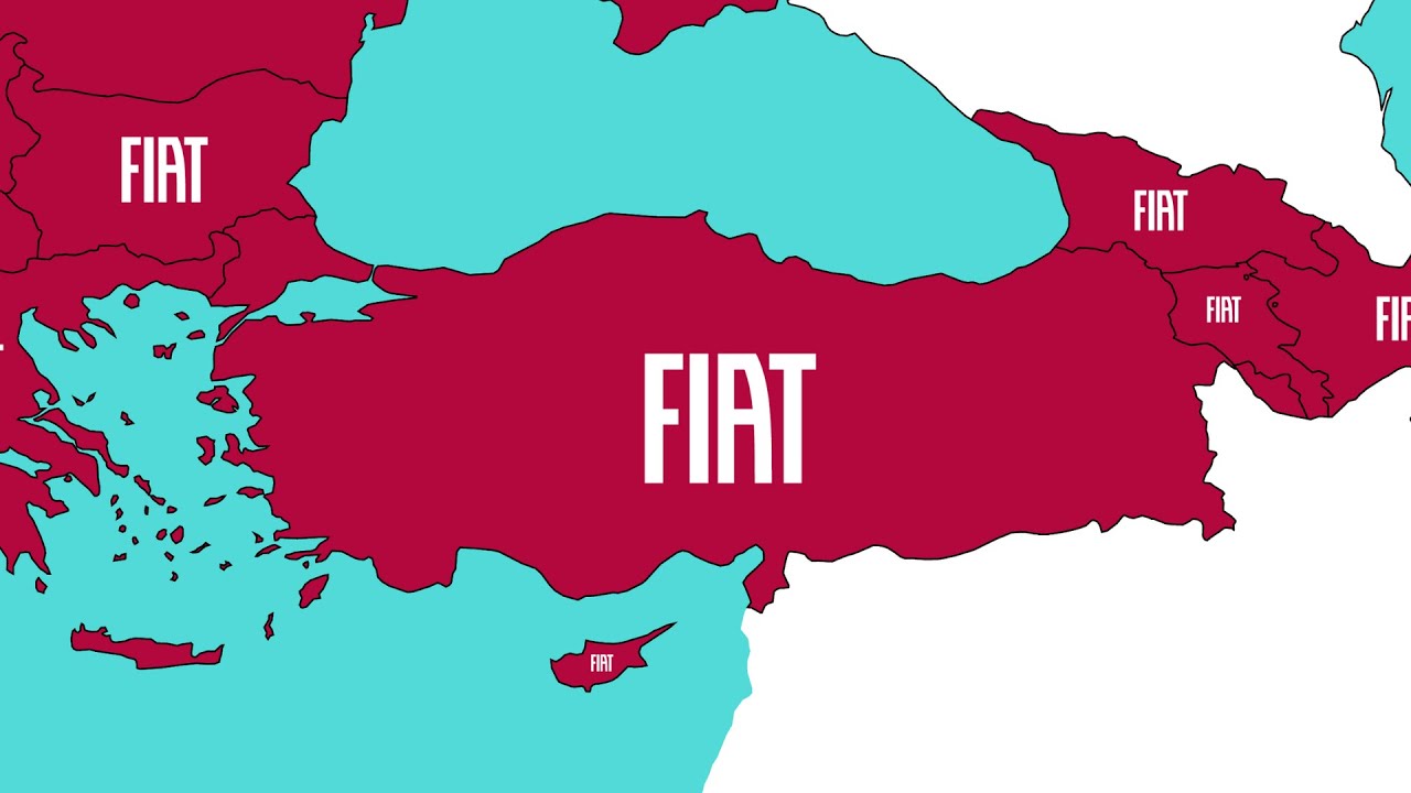 Все страны с FIAT в 2025 году!!