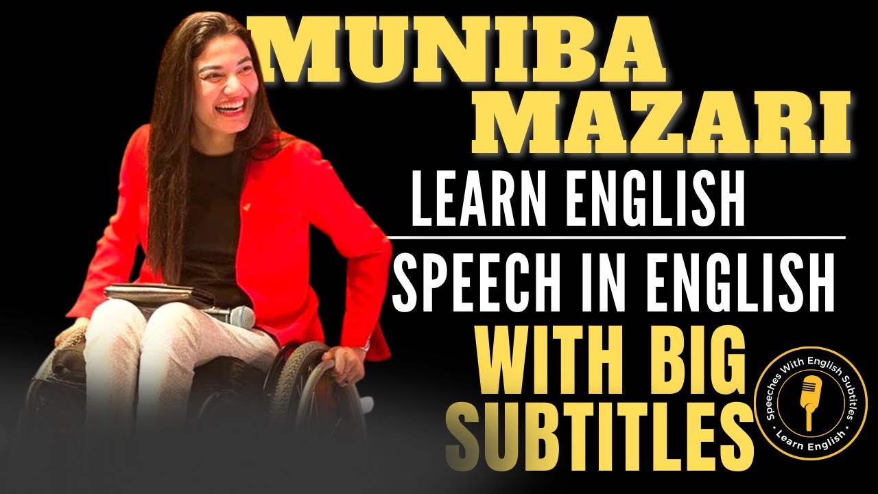 learn english through speech  | MUNIBA MAZARI  | WooEnglish Speech