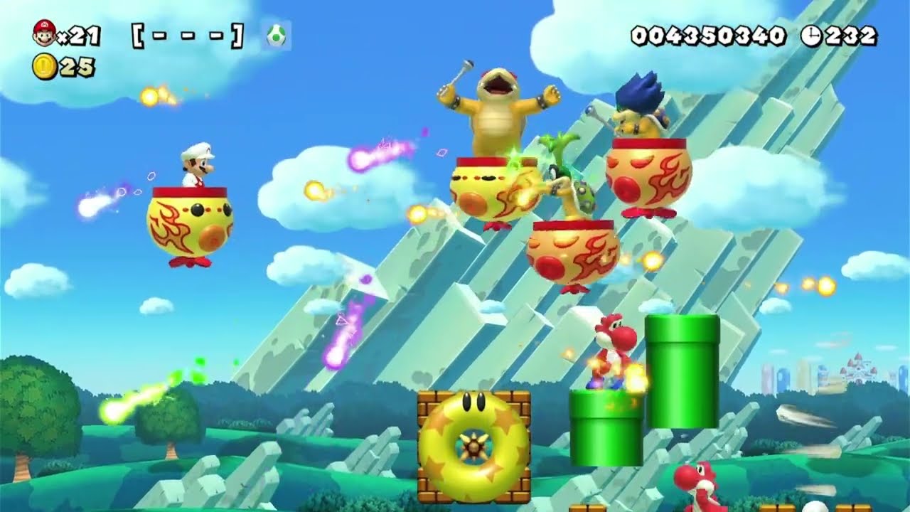 Super Mario Maker 2 | All Super Mario 3D World Power-Ups ( Fire Koopa Clown Car ) | Boopa Gaming