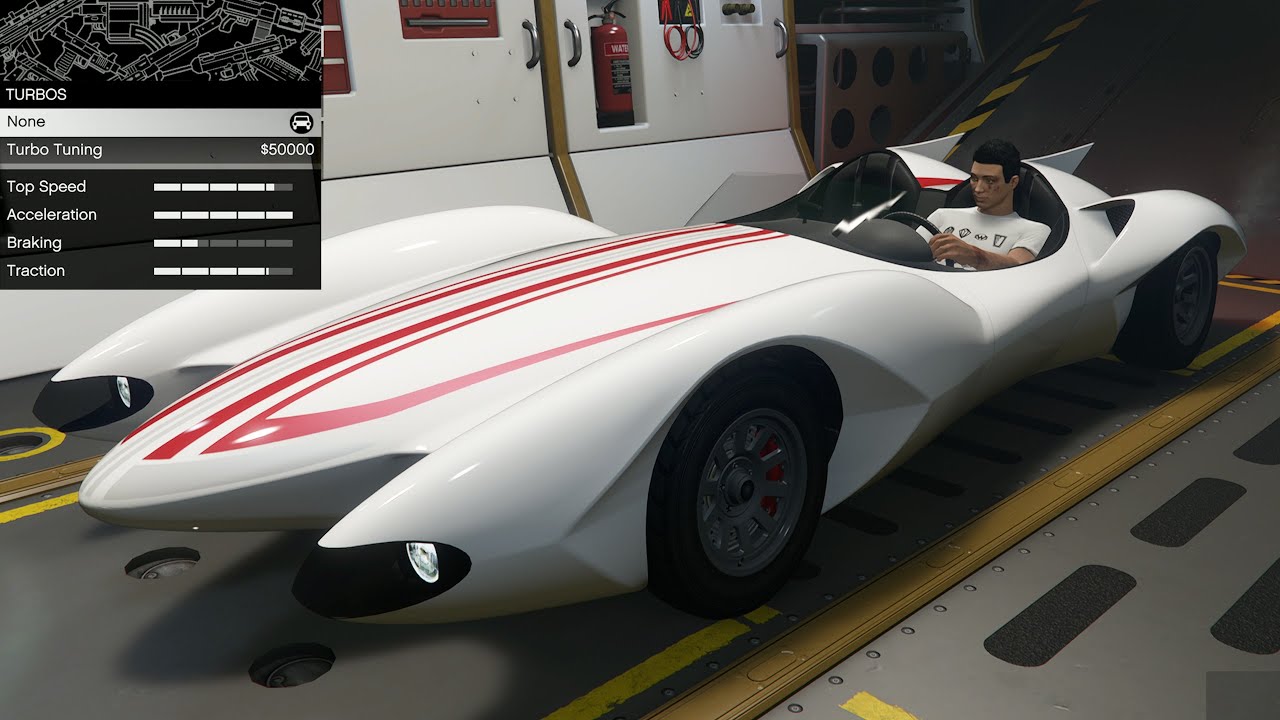 GTA 5 - Past DLC Vehicle Customization - Declasse Scramjet (Speed Racer Mach 5)
