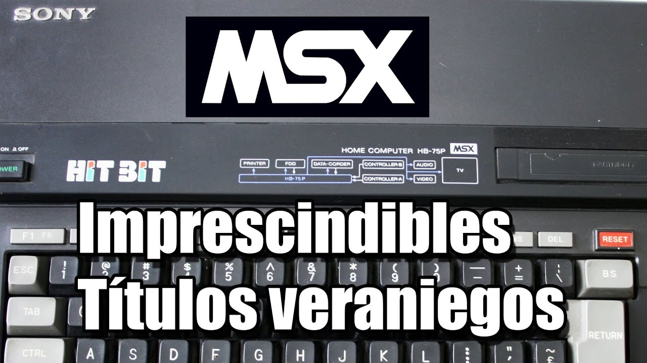Imprescindibles T&iacute;tulos Veraniegos ITV MSX 2021 RETROABUELO