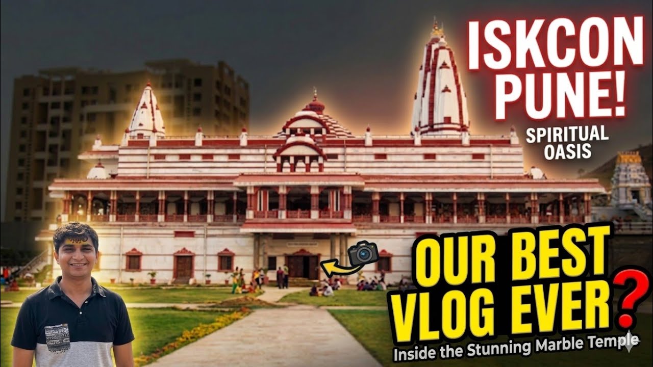Iskcon Temple Pune, My First time at Iskcon temple, Pune Travel 