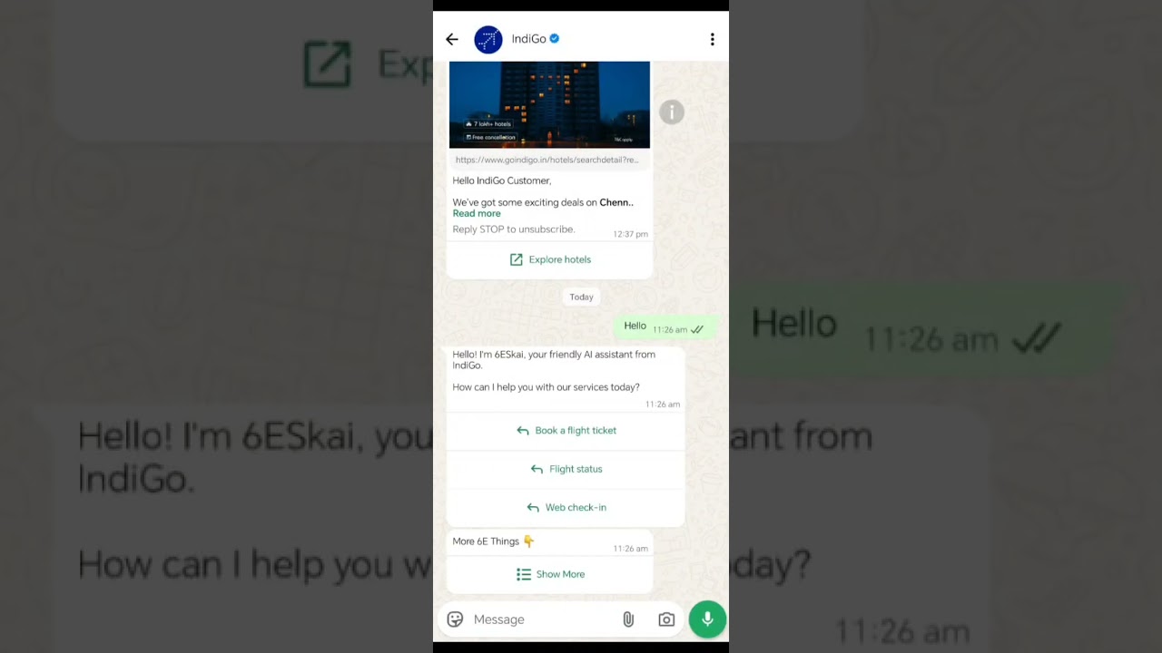 Chat with what's app - Network and Digital communication. 