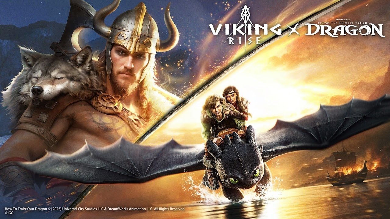 Viking Rise: Train Your Dragon Gameplay 🔥 Dragon Battle & Base Build Guide | PC Gaming