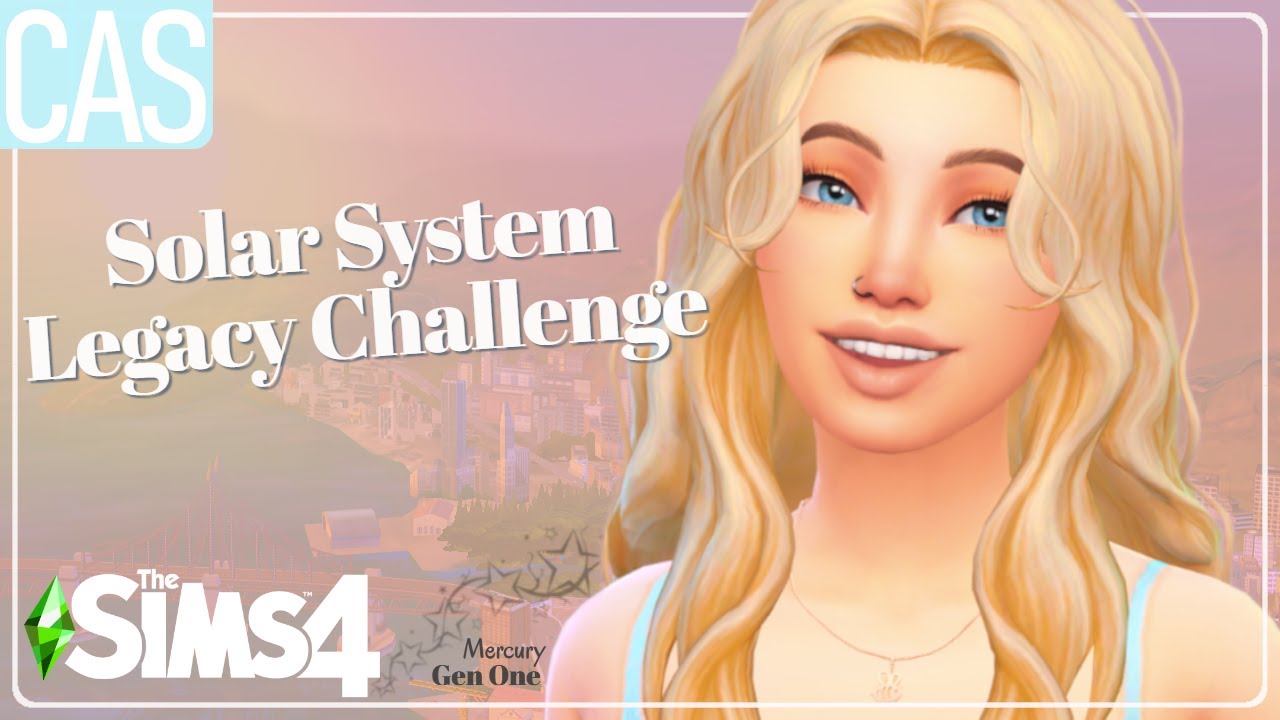 Meet Our Founder // The Sims 4: Solar System Legacy Challenge - CAS