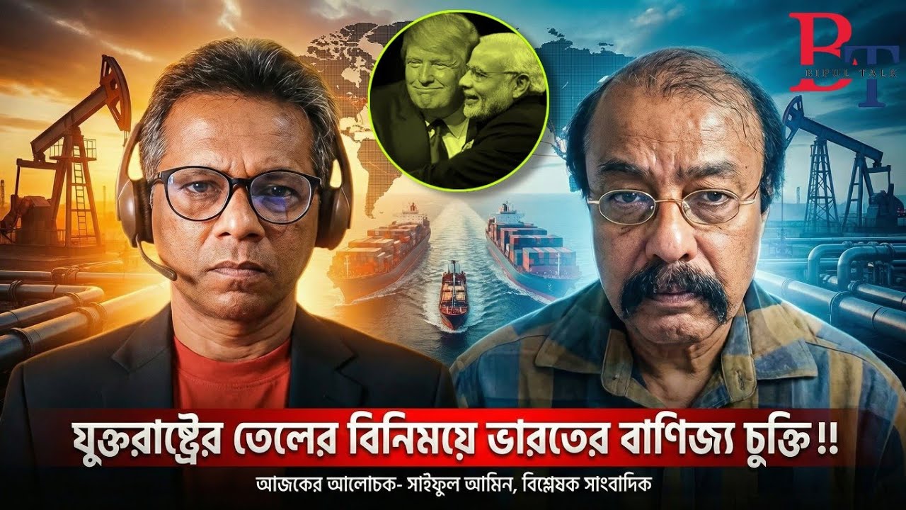 দুনিয়াজুড়েঃ যুক্তরাষ্ট্রের তেলের বিনিময়ে ভারতের বাণিজ্য চুক্তি!!