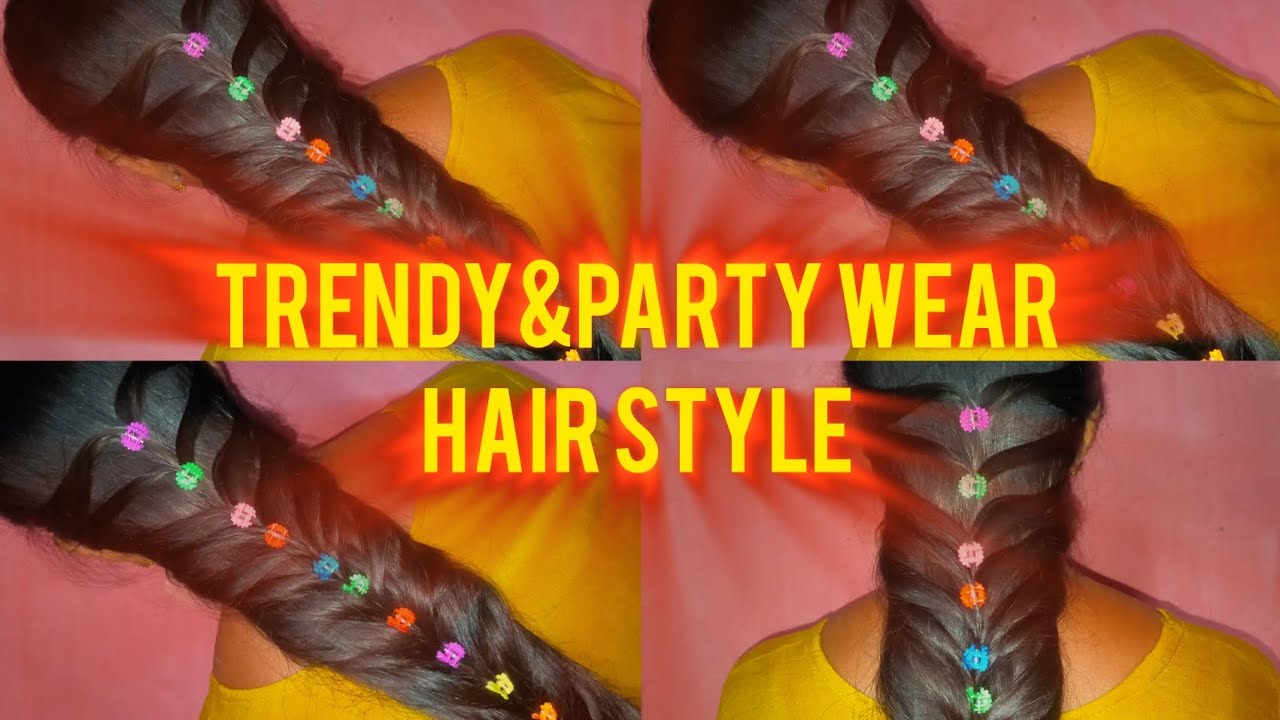 Trendy & Party wear hair style 👩 @Trendyharistyles #longhair #hairstyle #partyhairstyles #trendyhari