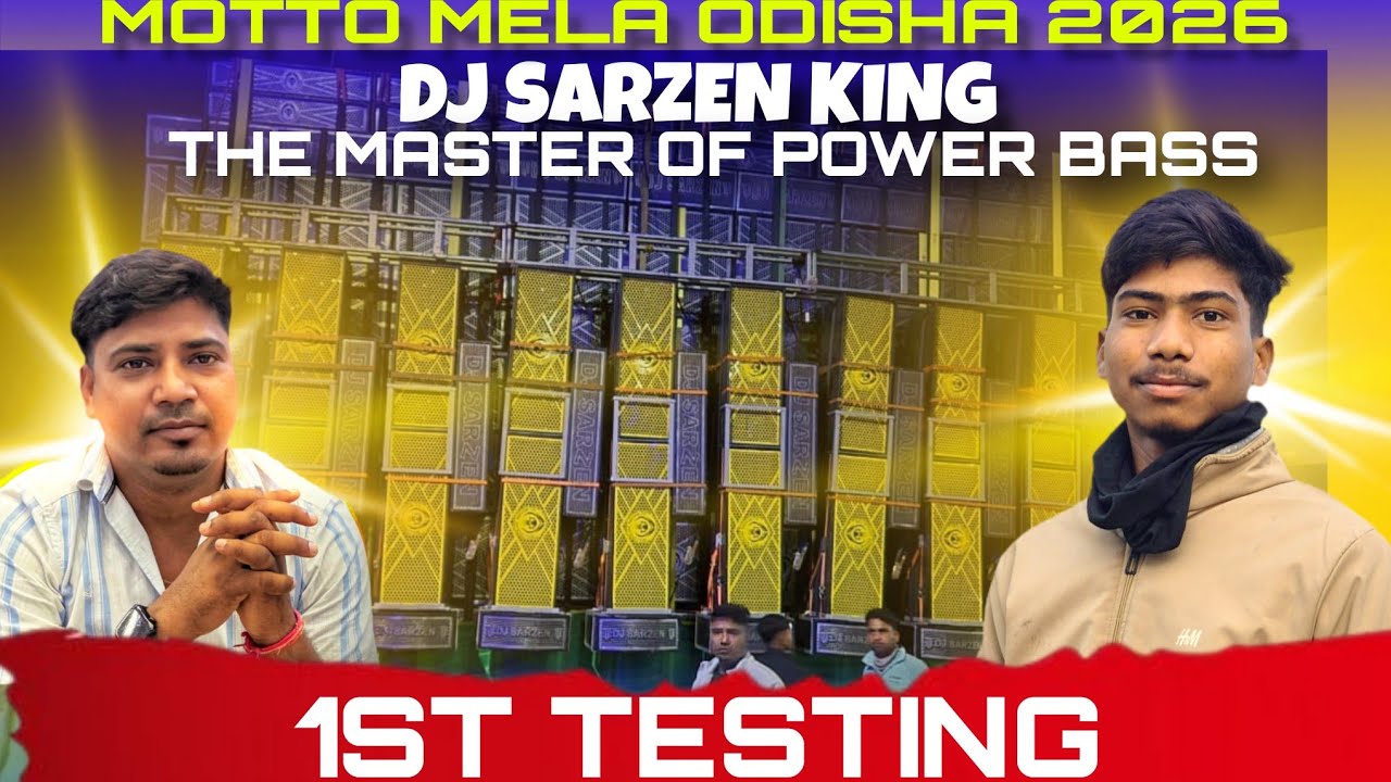 DJ SARZEN sound testing is live
