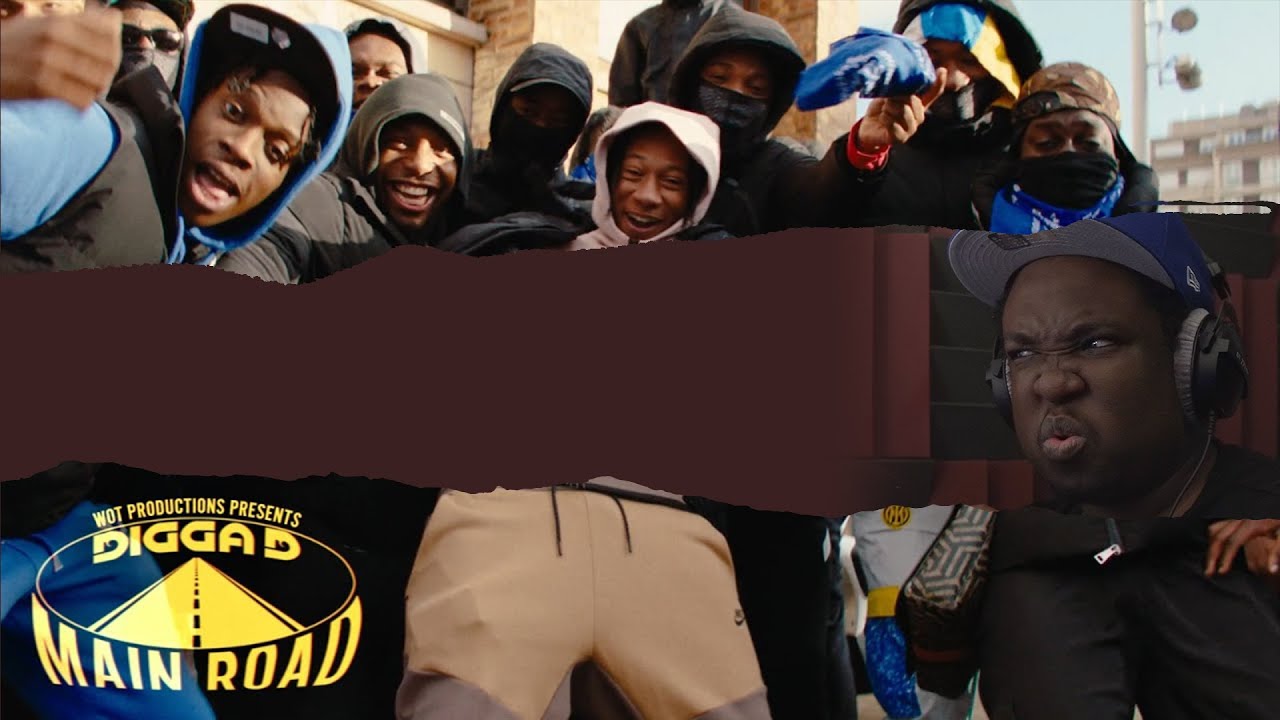 Digga D - Main Road (Official Video) (REACTION)
