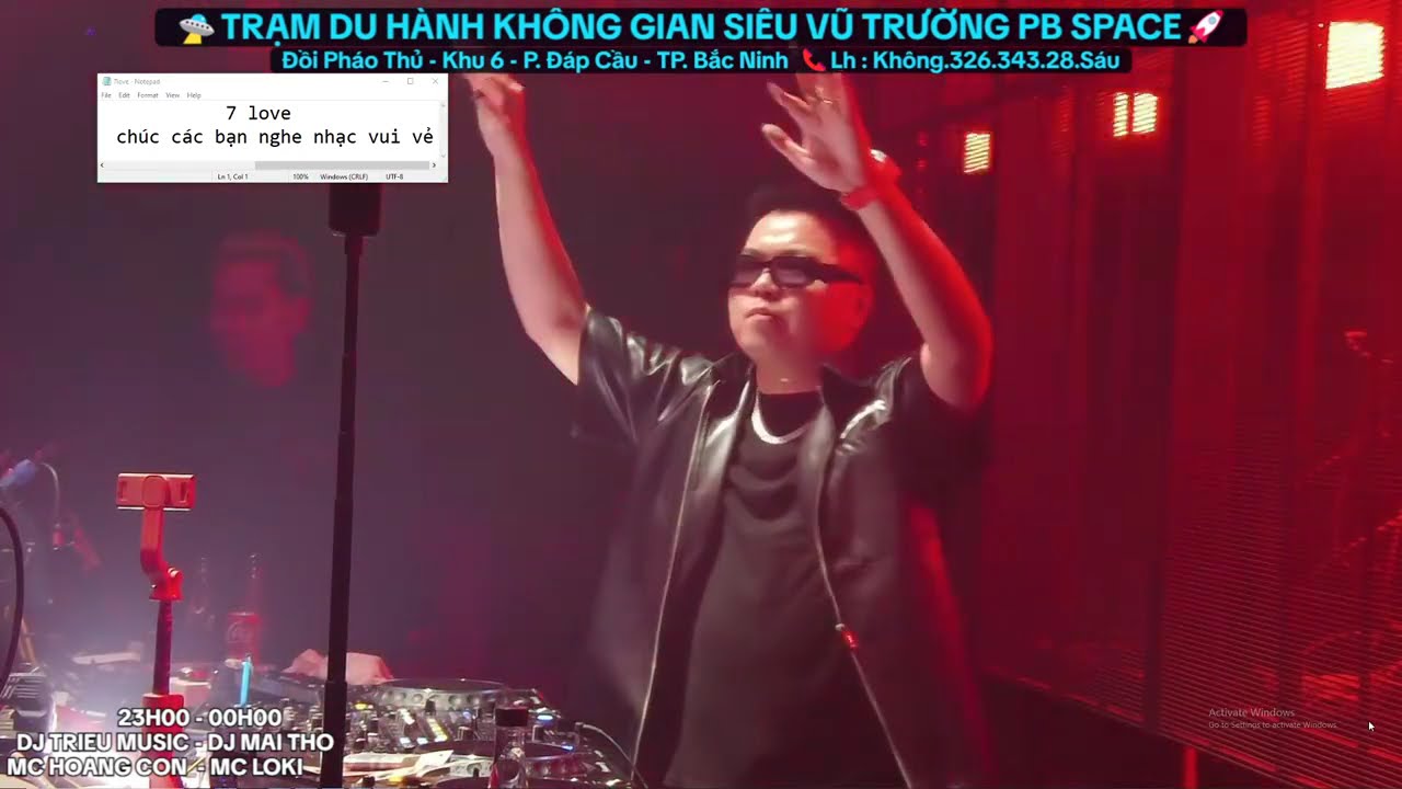 DJ Triệu Muzik ft Sexy DJ Mai Thỏ live tại PB Space Club BN 17-5-25