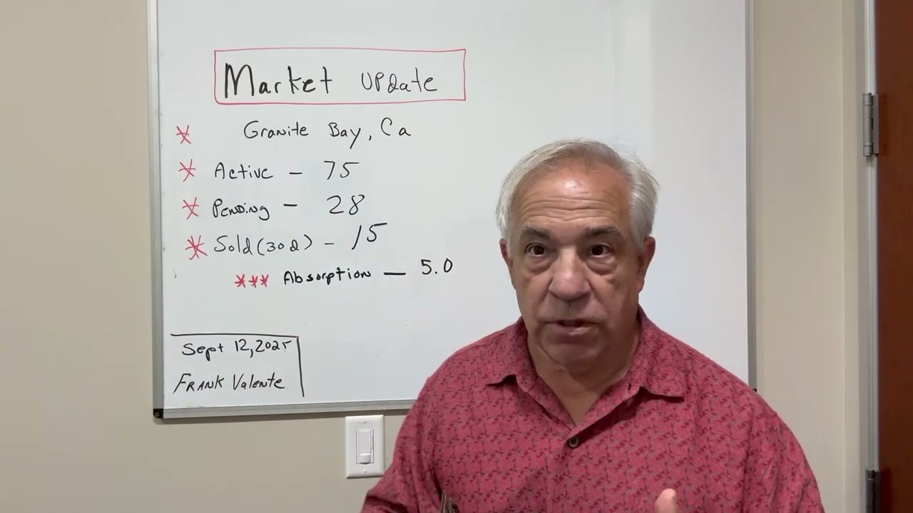 Granite Bay CA Real Estate Market Update | September 2025 | Home Prices & Trends