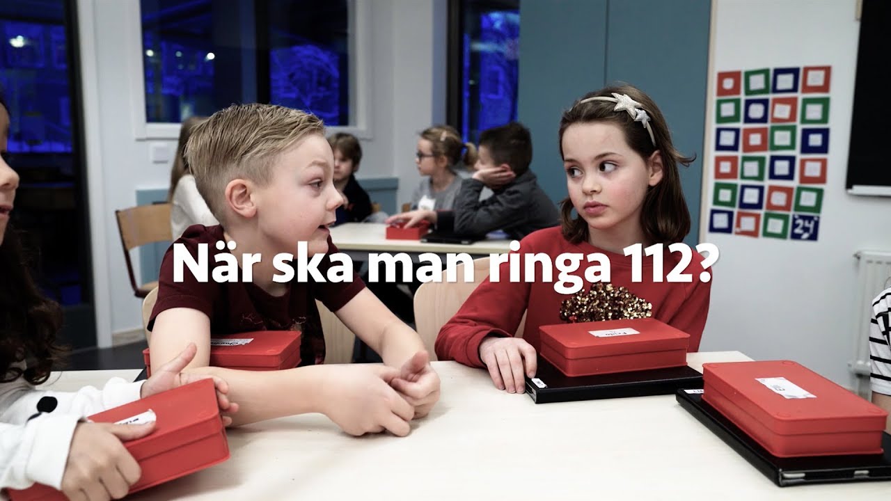 Barnen reder ut: När ska man ringa 112?