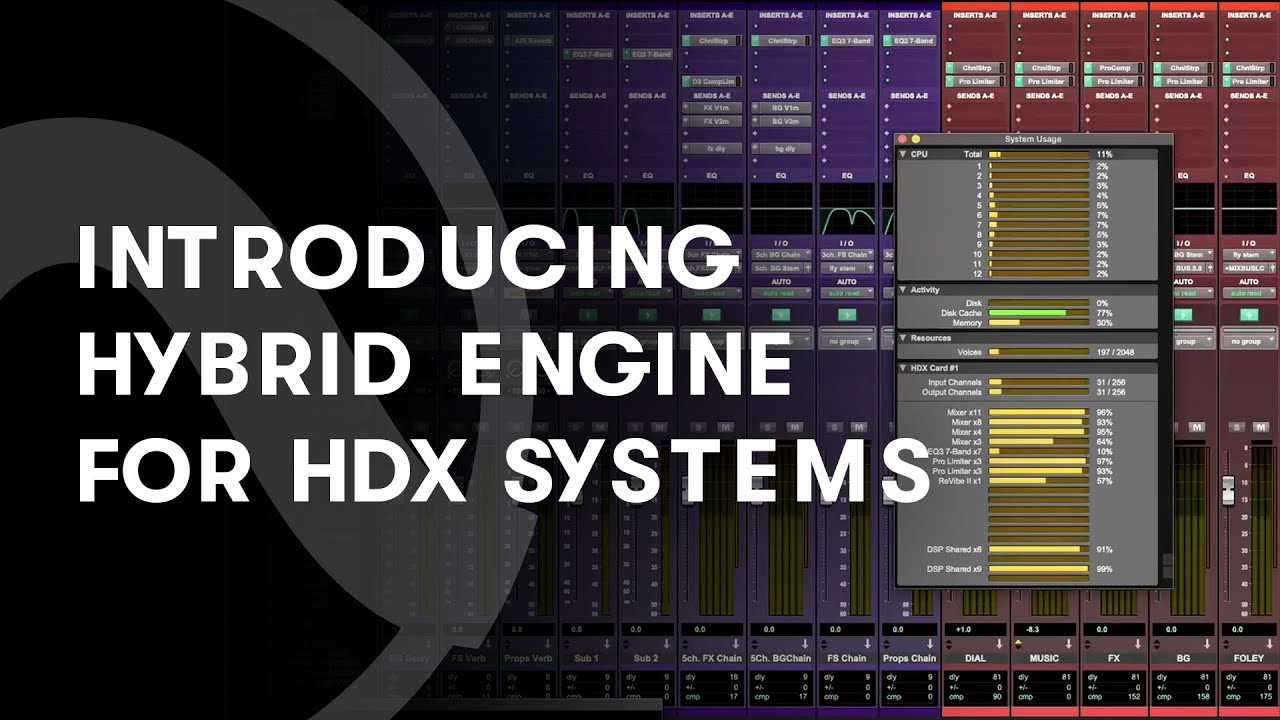 Pro Tools Tech Talk — Introducing the Hybrid Engine for Pro Tools | HDX Systems