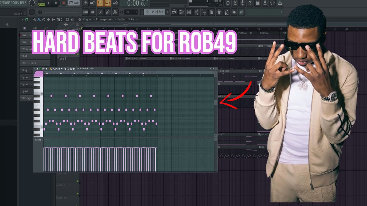 How To Make Hard Beats For Rob49 | FL Studio Tutorial