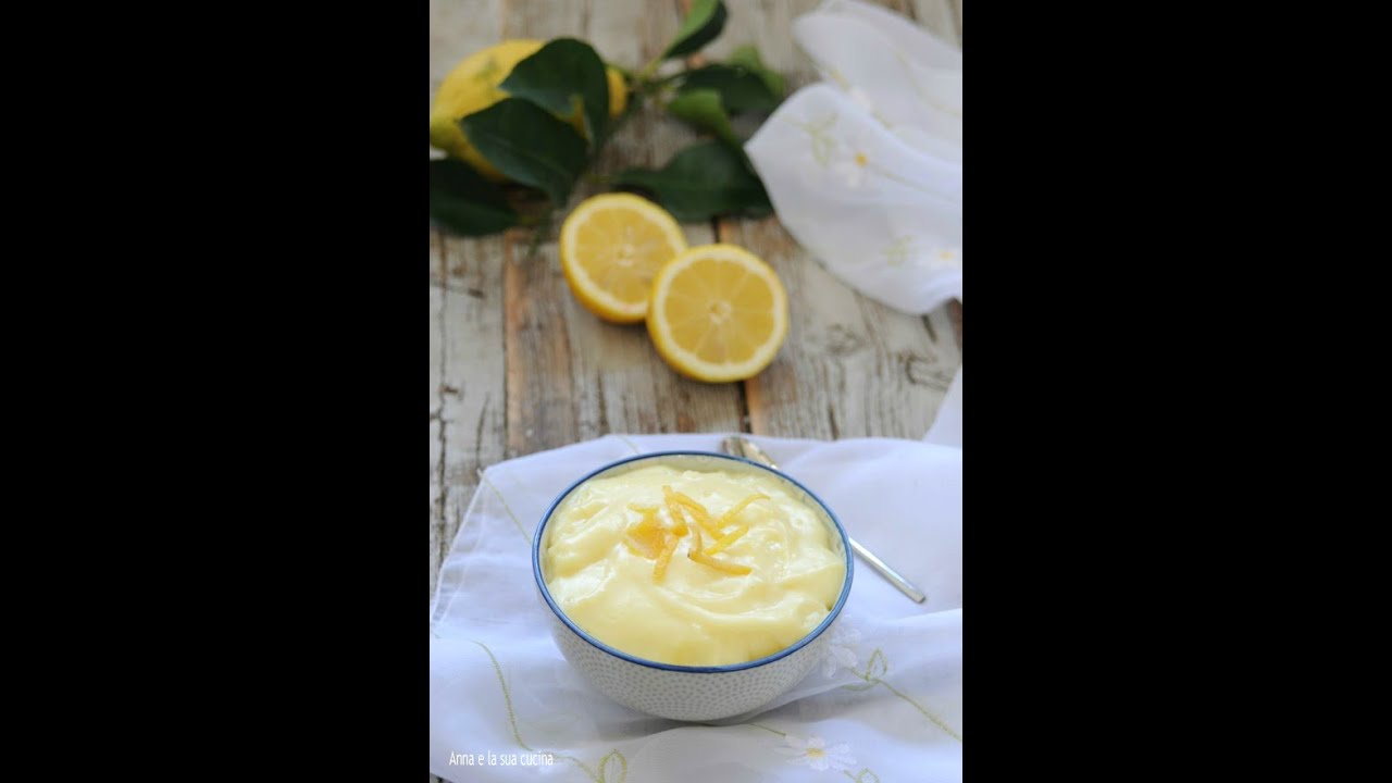 CREMA PASTICCERA AL LIMONE