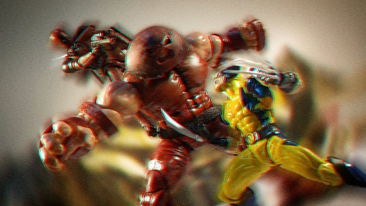 Deadpool & Wolverine: The Anti-Heroes | Stop-motion animation action figure