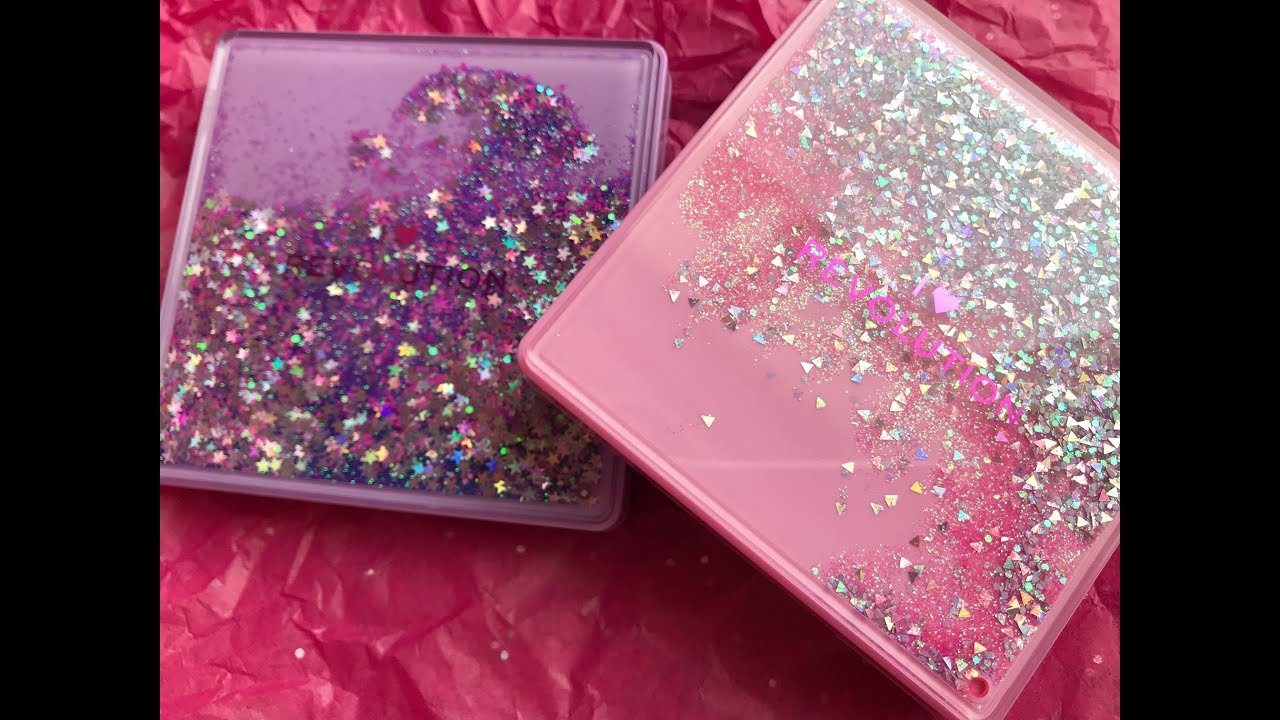 I Heart Revolution Glitter Palettes / Revolution PR Haul