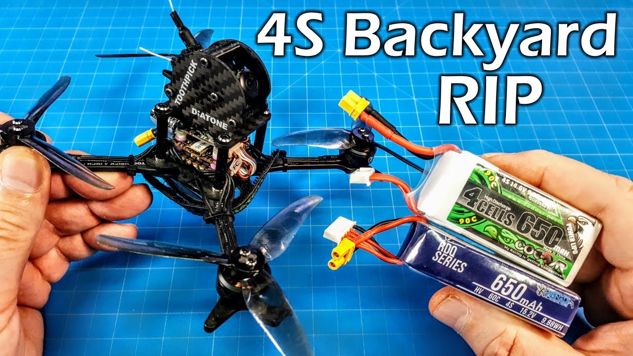 Diatone ToothPick ON 4s // Next Level 4inch? // Coddar Batteries Hold Punch