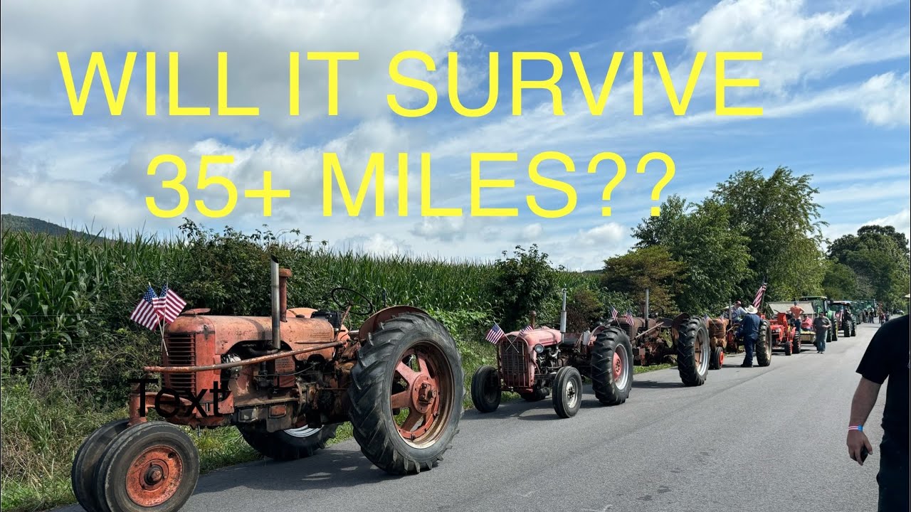The Ultimate Old Tractor Test! 35 Mile Tractor Ride on the 1953 Case DC