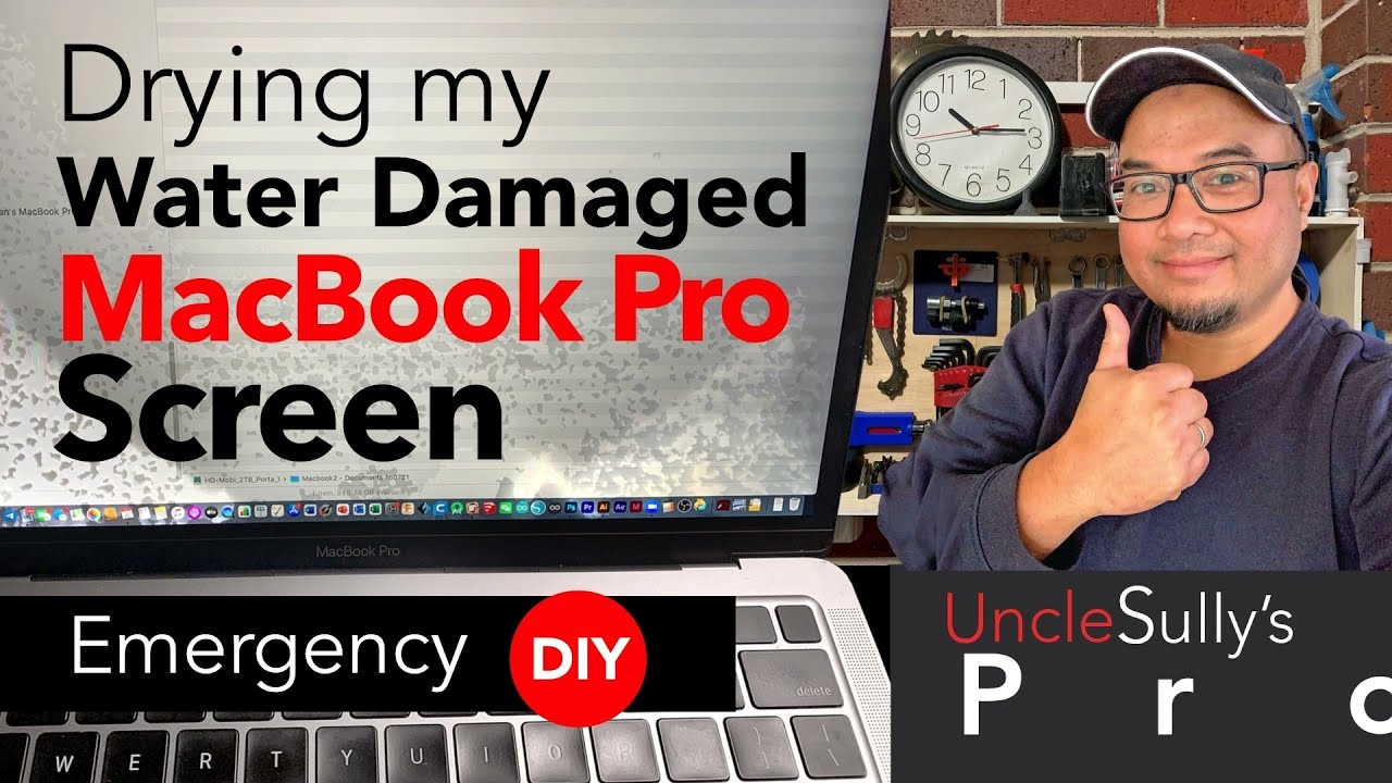 Drying Water Damaged Macbook Pro 2020 Model A2289 - using Rice