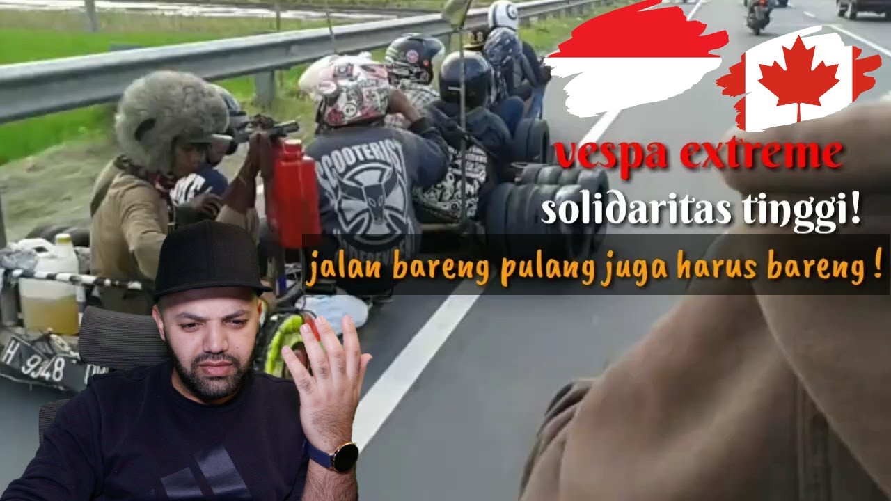 Vespa Extreme Solidaritas Tanpa Batas Reaction | Indonesia Reaction | MR Halal Reacts