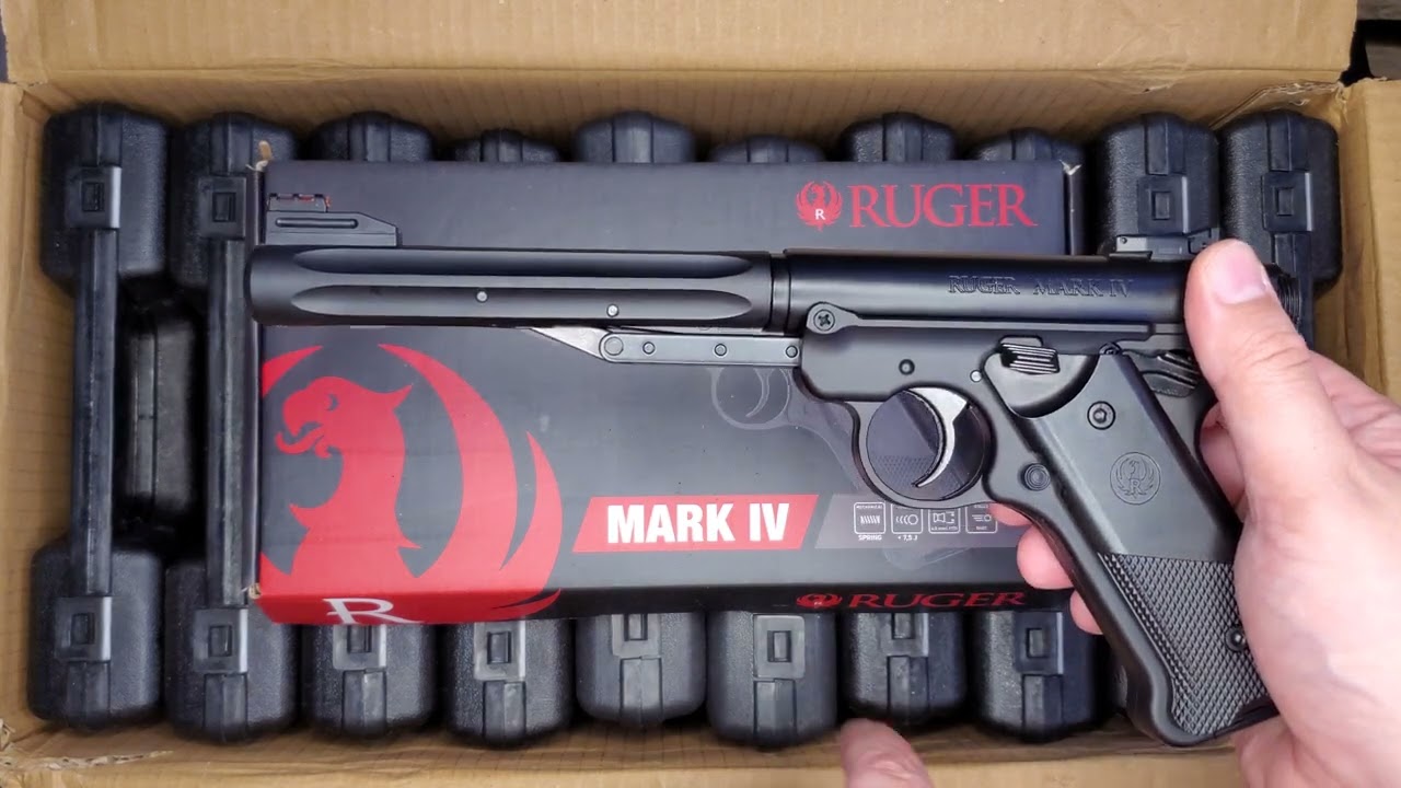 Пневматический пистолет Umarex Ruger Mark IV (однозарядный пружинно поршневой)