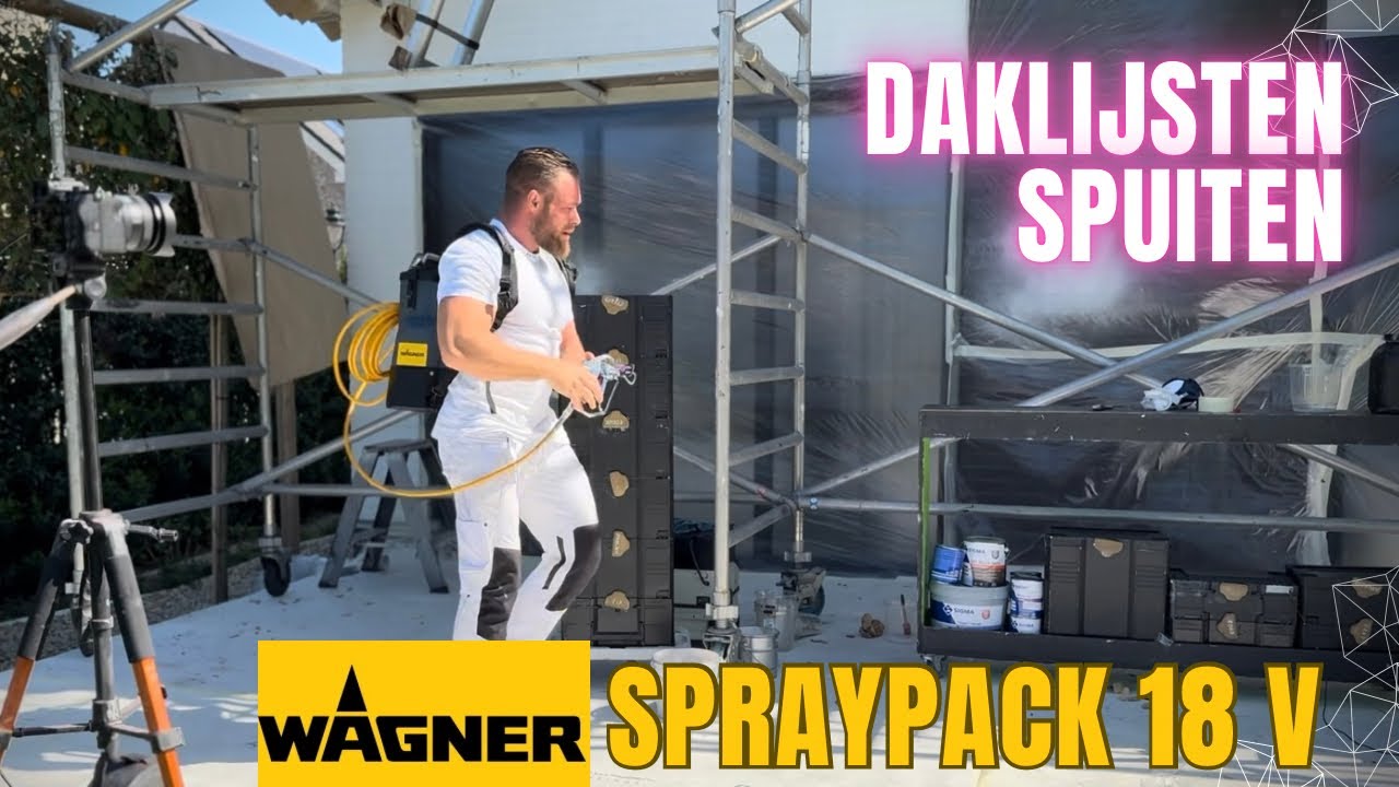 Mijn Eerste Ervaring met de Wagner Spraypack 18V: Het Spuiten van Daklijsten | Werkt het écht?