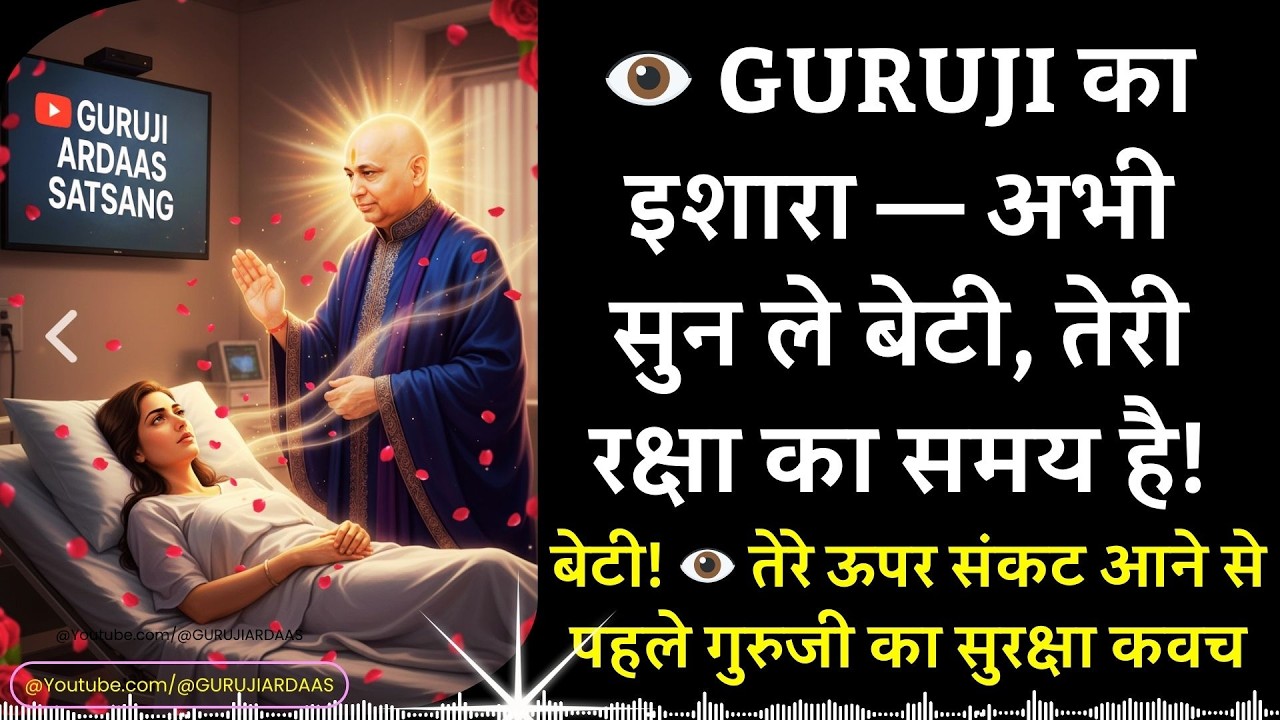 #1052 👁️ Guruji का इशारा अभी सुन ले बेटी तेरी रक्षा का समय है! संकट आने से पहले सुरक्षा कवच #guruji