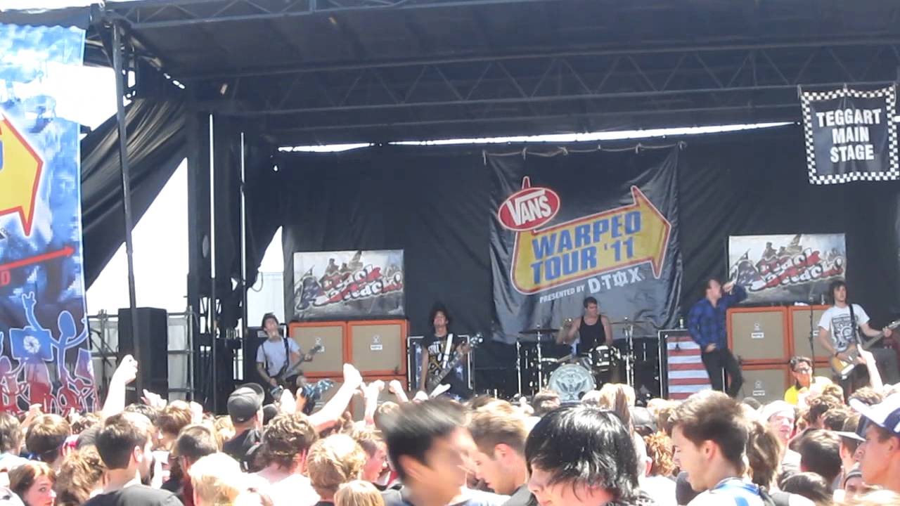 Stick Stickly- Attack Attack Live Warped Tour Toronto July 15 2011 HD