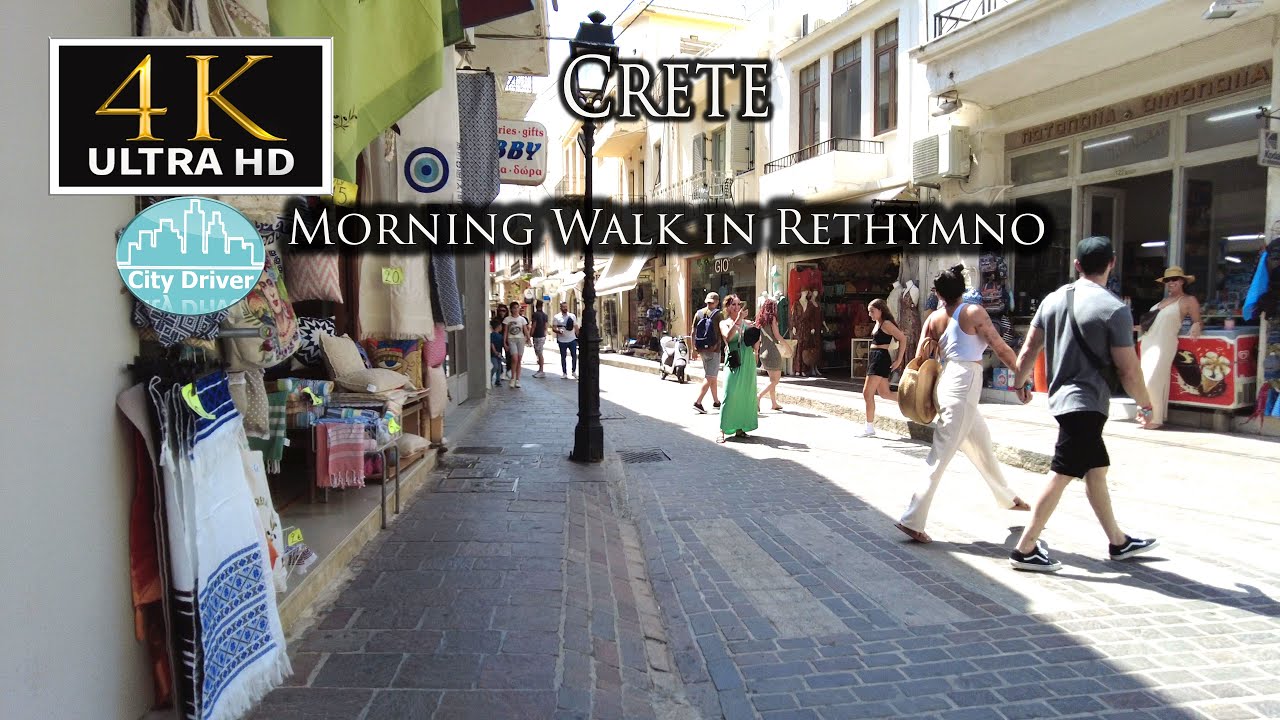 Rethymno, Crete &ndash; My Honest Opinion! 🤔 4K Walking Tour