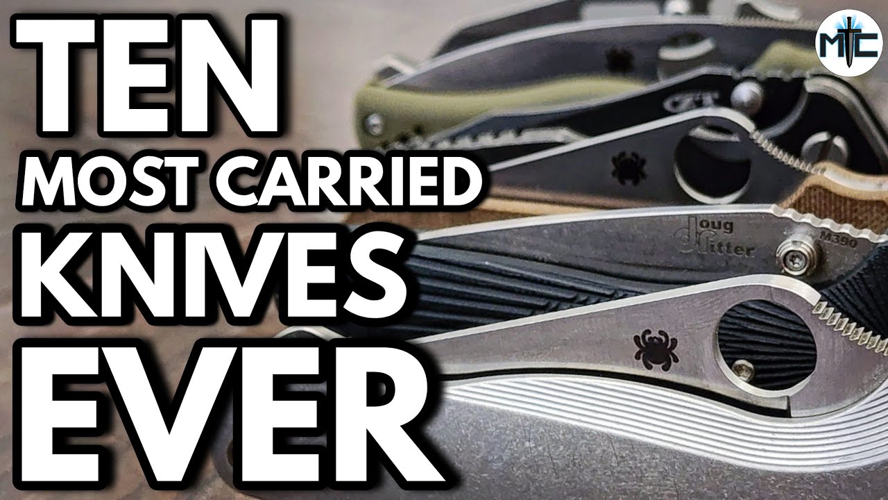 TOP 10 Most Carried Pocket Knives EVER