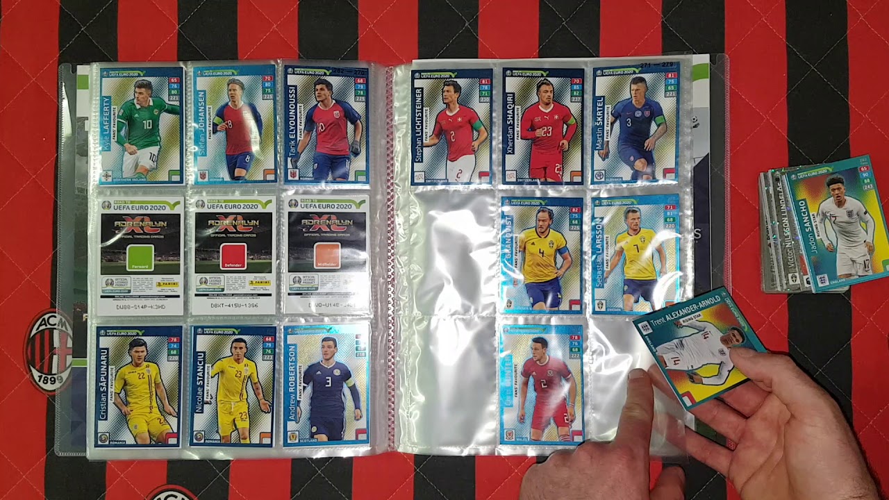 PANINI ROAD TO EURO 2020 - PIERWSZE UZUPEŁNIANIE ALBUMU - SZOK!!! JUŻ 290 KART W ALBUMIE!!!