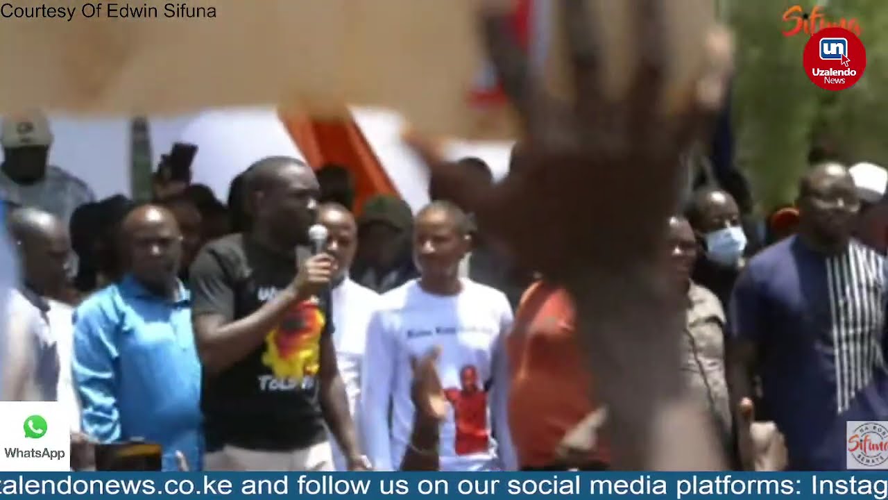 THIS MAN! Senator Sifuna's BOLD Speech in Kakamega After Teargas Incident at Linda Mwananchi Rally