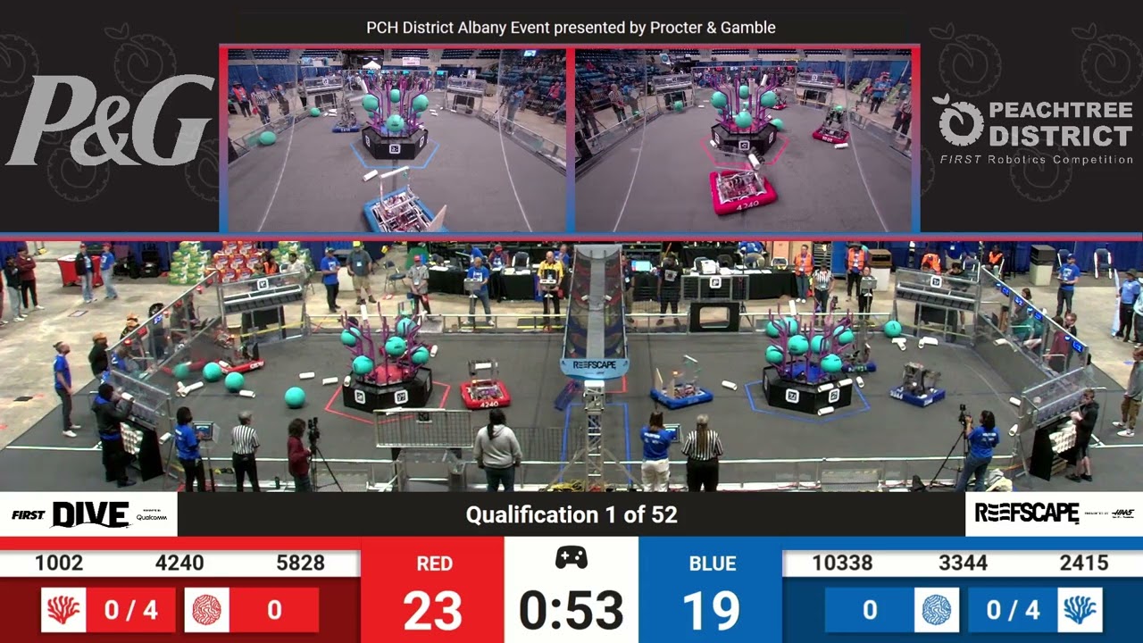 Qualification Match 1 - Overhead - 2025 PCH District - Albany Event Presented by P&G