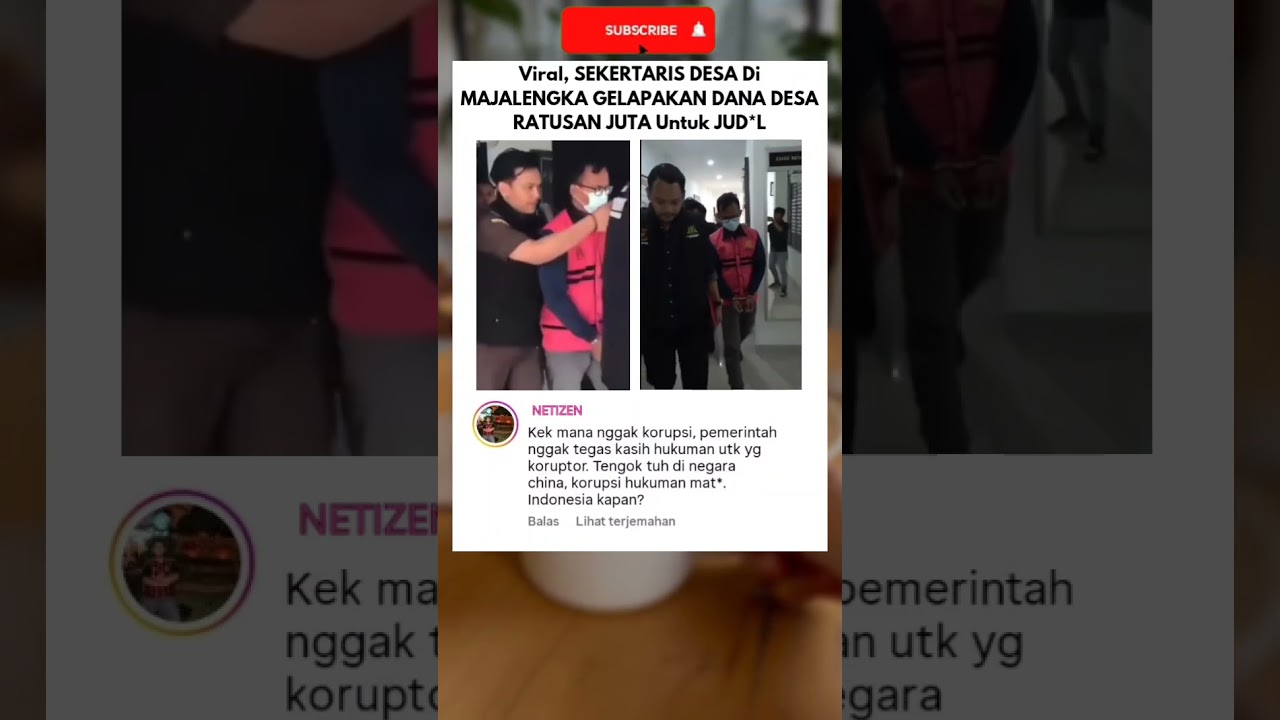 Gelapkan dana desa untuk jud*l #viral2025 #trendingshorts