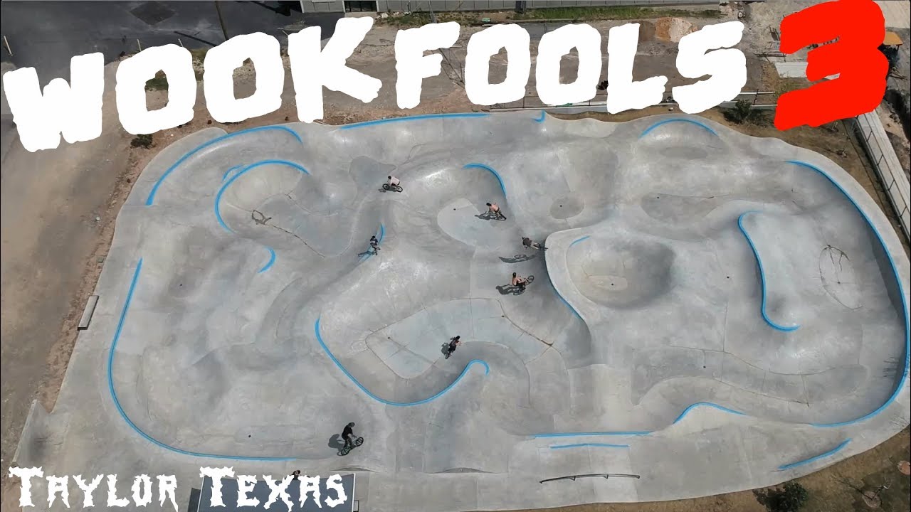 UNREAL NEW PUMPTRACK SKATEPARK HYBRID. WOOK FOOLS 3