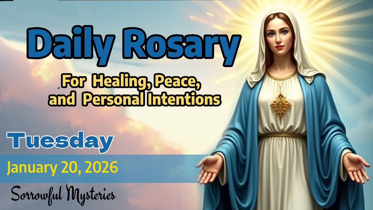 Daily Rosary Tuesday January 20,  2026 Glorious Mysteries- Pray with us. We will pray for you