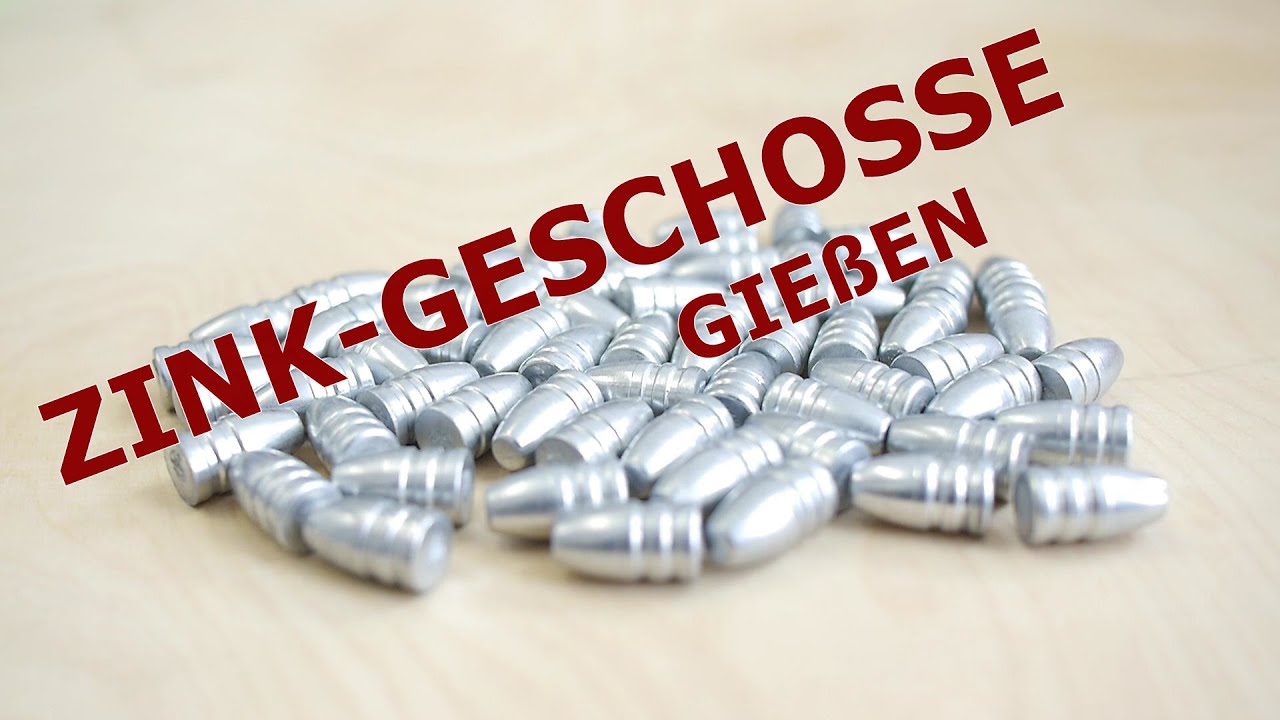Zinkgeschosse herstellen - Trailer