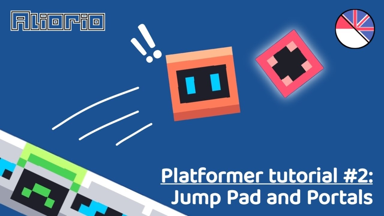 Platformer tutorial: Jump Pad and Portals | Fancade
