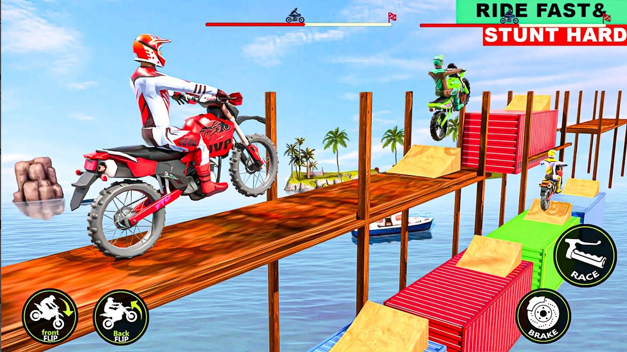 Stunt Legends Game - Bike Riding Stunt Legends Gameplay - Android Gameplay 