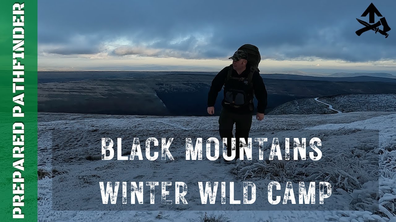 Black Mountains Winter Wild Camp - Staying cosy at -5 C in the snow!