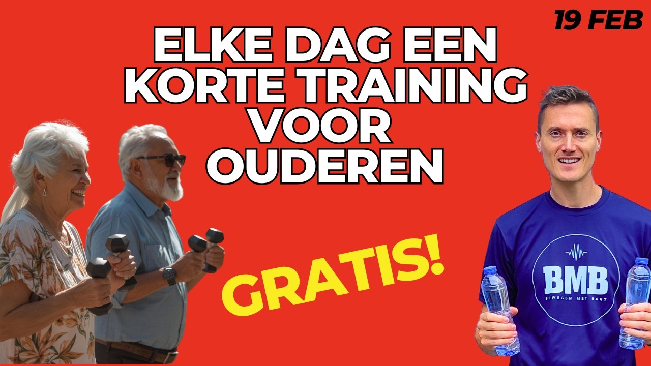 De korte gratis trainingen van deze coach hielpen al duizenden Vlaamse en Nederlandse senioren!
