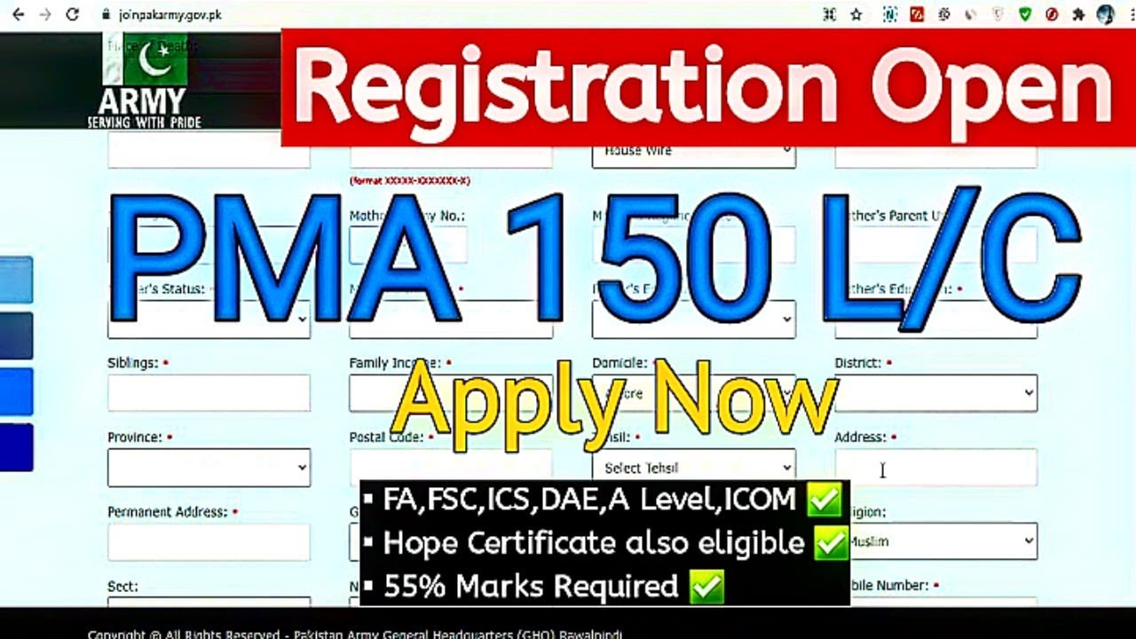 Online Registration For #152pmalongcourse 2023 | ISSB | ISSB Preparation