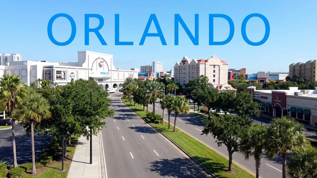 Universal Blvd Orlando | And International Drive Area | Walkround Tour | 4K